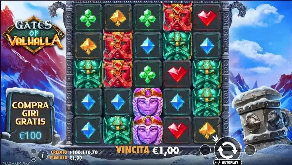 La slot machine online Gates of Valhalla