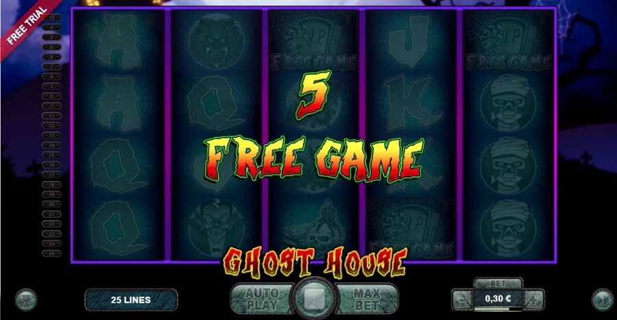 Bonus game slot Ghost House