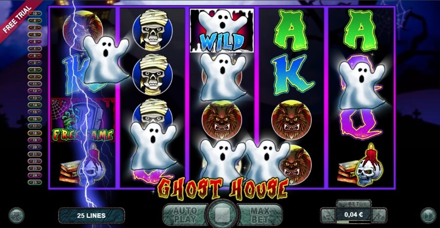 Simboli Wild slot Ghost House