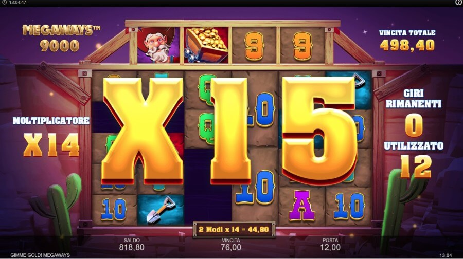 Slot Gimme Gold Megaways - funzioni speciali con giri gratuiti