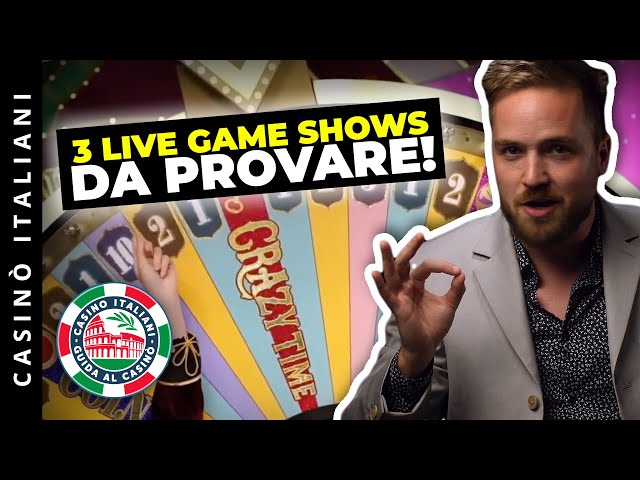 I migliori Live GAME SHOW per Casinò Online in Italia 2024