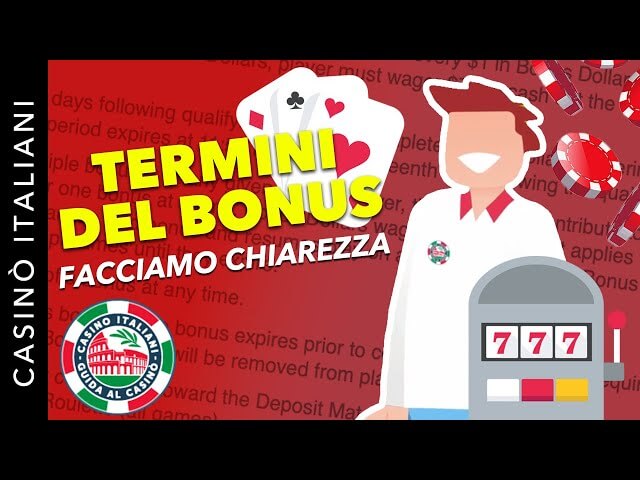 Come usare i BONUS dei Casinò Online: guida ai termini e condizioni