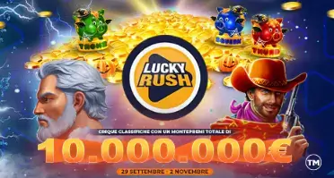 Promozione Lucky Rush di GoldBet
