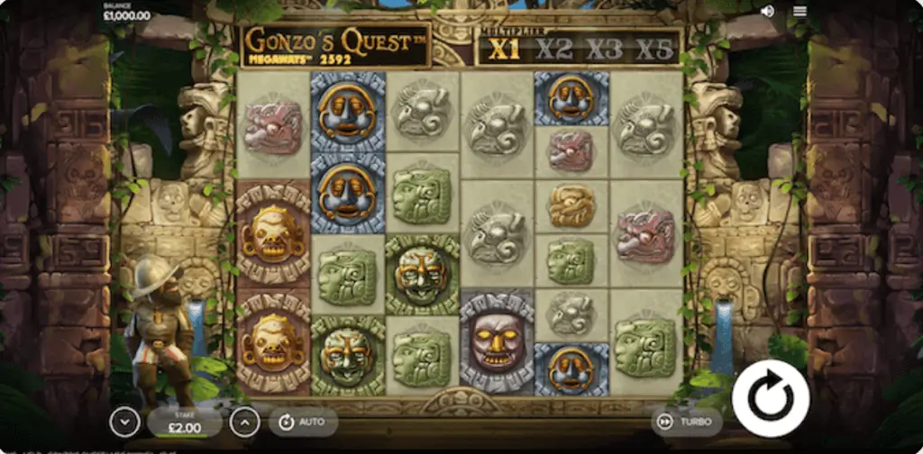 Migliori Slot Megaways - Gonzo's Quest