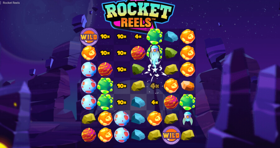 Giocata sulla slot Rocket Reels