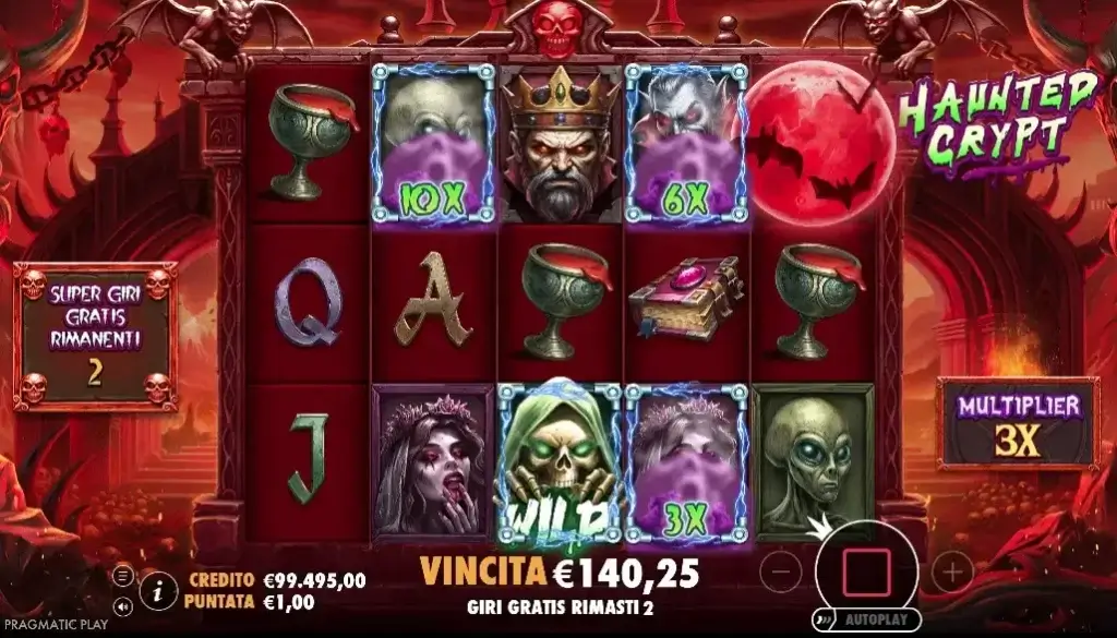 Haunted Crypt slot online - Super giri
