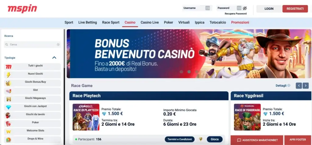 Casino marathonbet