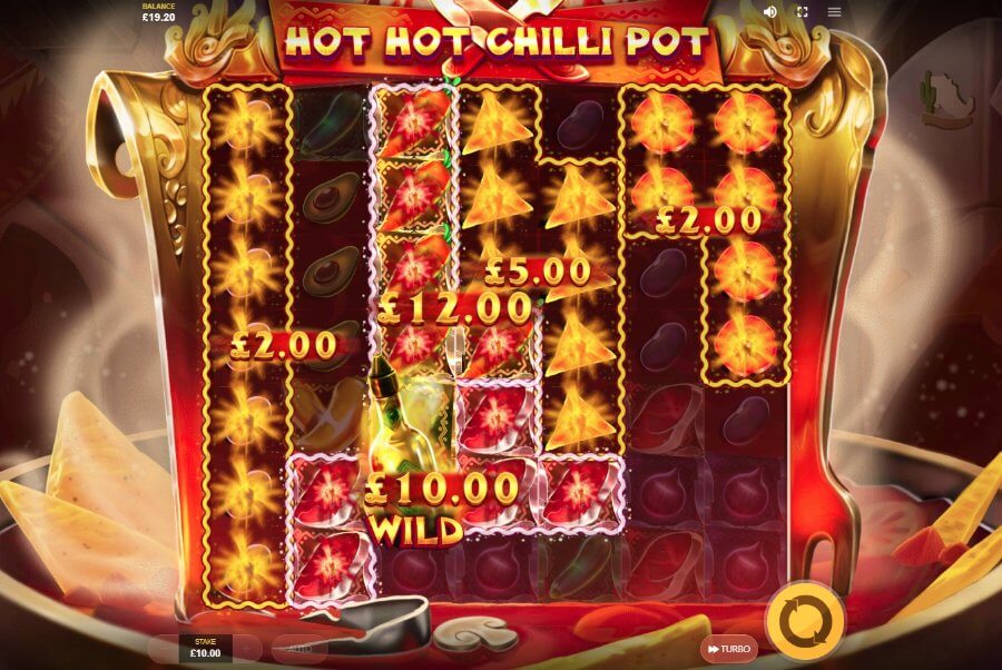 Hot Hot Chilli Pot vincita cluster pay