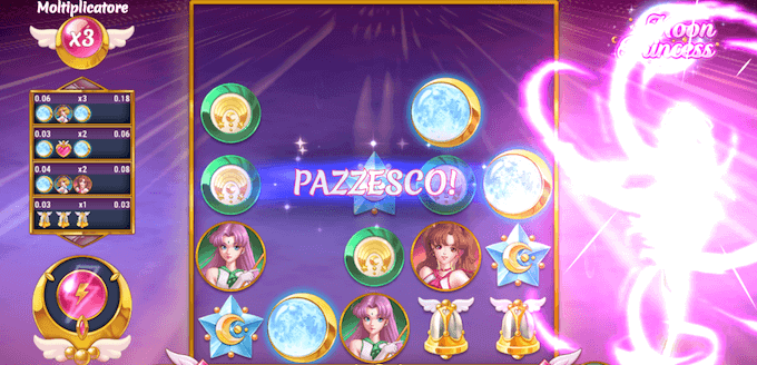 Schermata di gioco di Moon of Princess