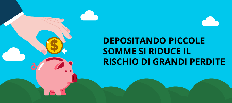 Infografica sui piccoli depositi di denaro
