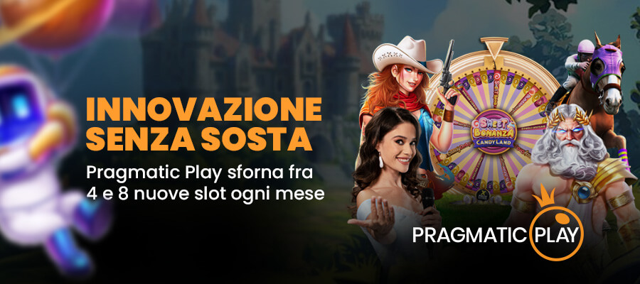 Infografica sulla produzione di slot di Pragmatic Play