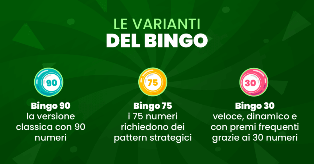Le versioni del bingo più famose in Italia