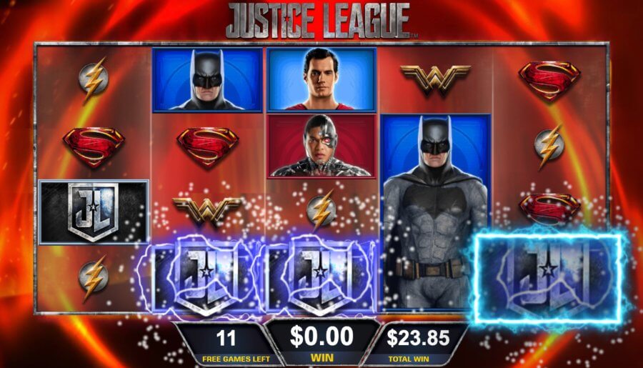 Free spin Justice League