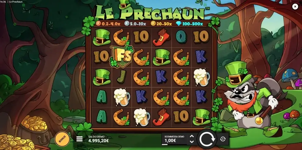 La slot digitale Le Prechaun