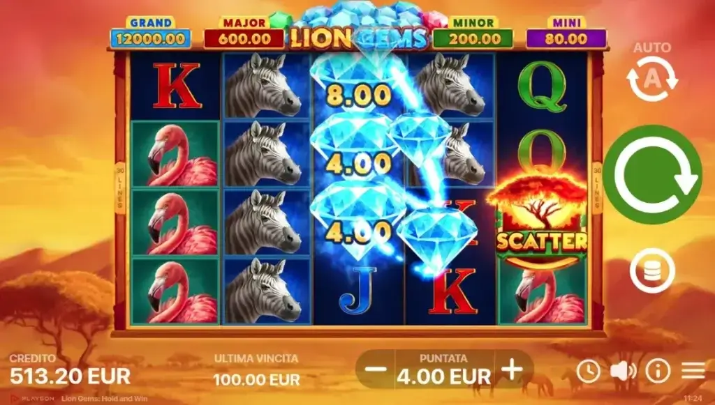 La slot online Lion Gems: Hold and Win