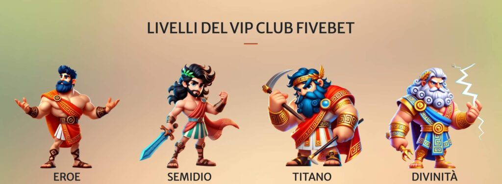 Livelli VIP Fivebet Casino
