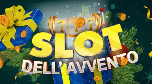 Slot dell'Avvento: promo Natale di Lottomatica casinò