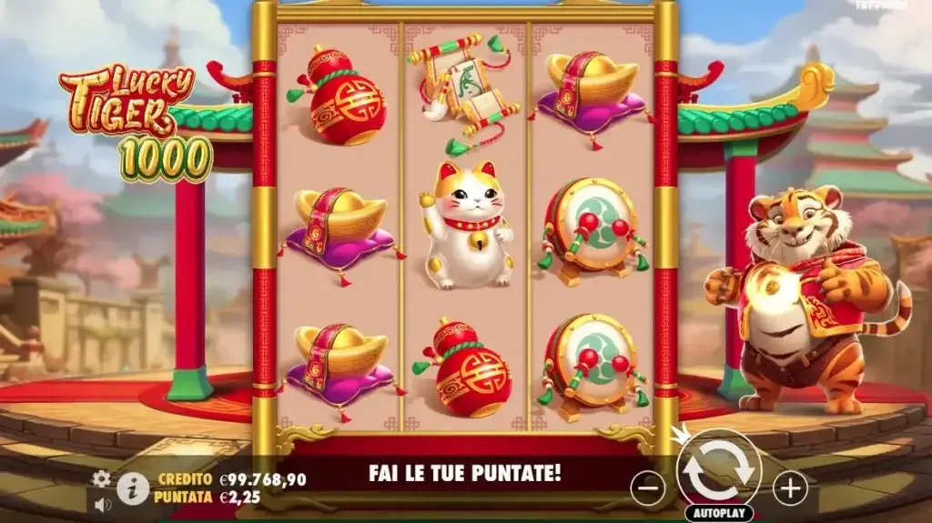 La slot machine online Lucky Tiger 1000