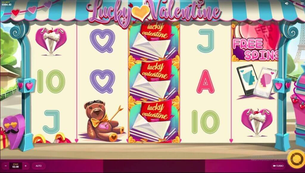La slot machine online Lucky Valentine