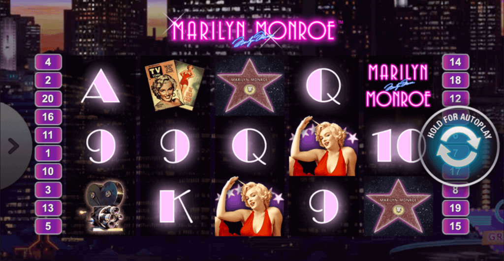 Inizio Marilyn Monroe slot