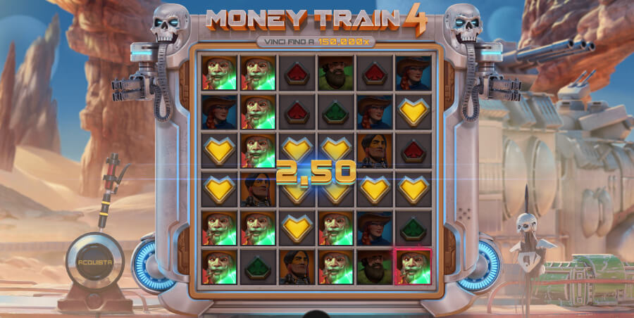 Vincita su Money Train 4