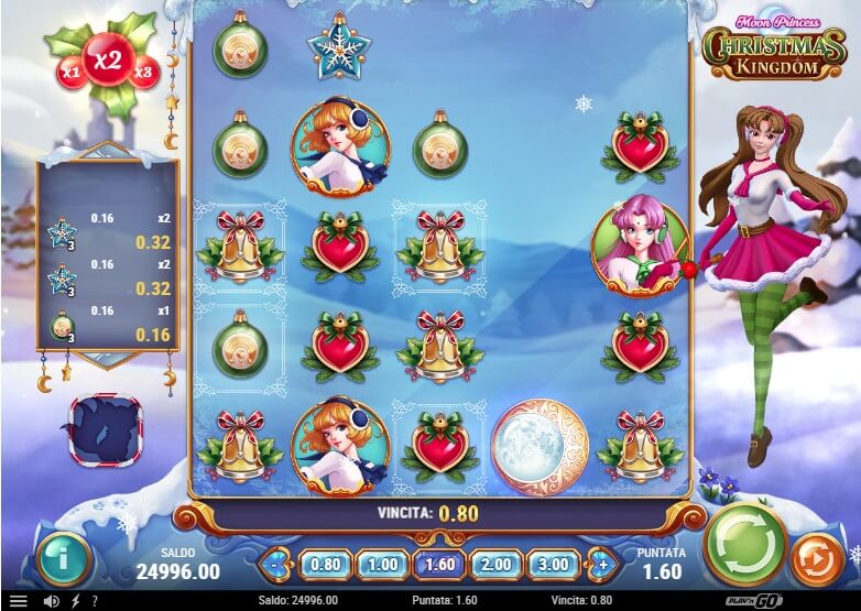 La Moon Princess: Christmas Kingdom slot online, di Play 'n Go!