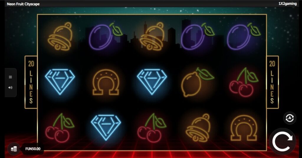 La slot machine online Neon Fruit Cityscape