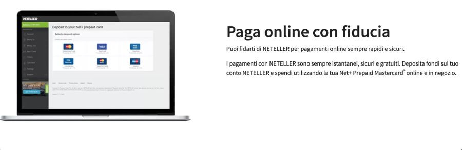 Pagare con Neteller con fiducia