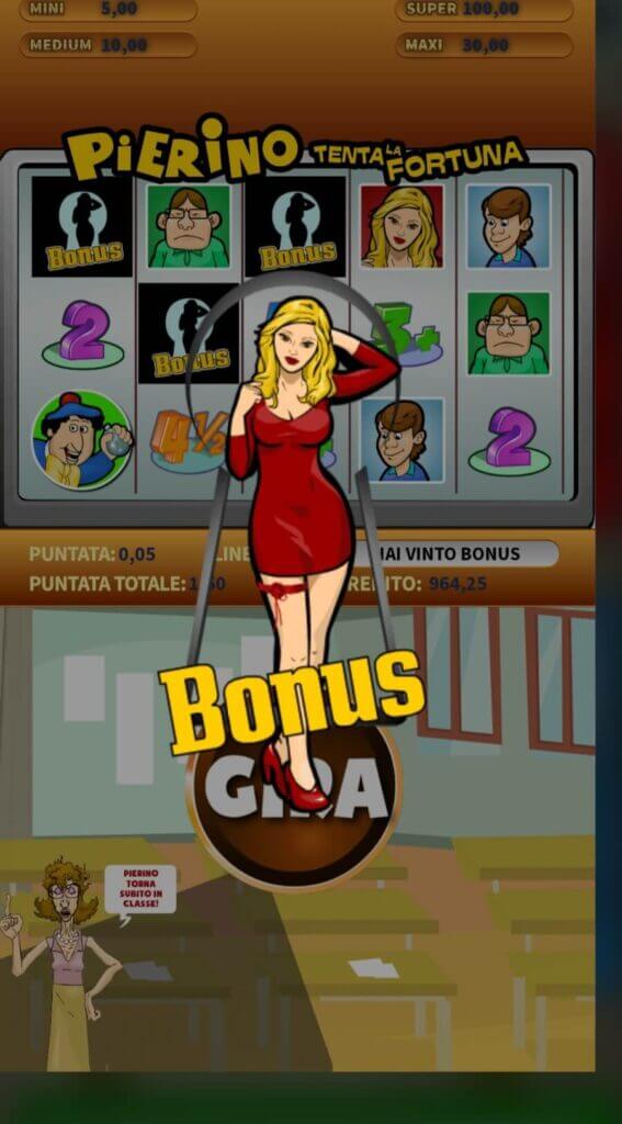 Versione mobile della slot Pierino Tenta La Fortuna