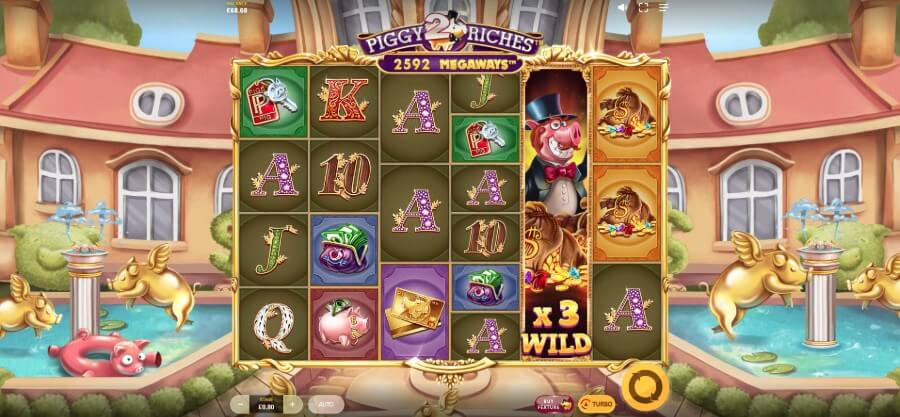 Slot Piggy Riches 2 Megaways, gioco di base