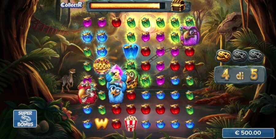 Schermata di base della slot Pirots 2