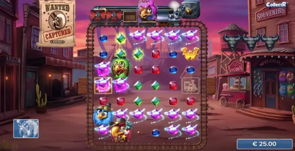 Schermata del gioco Pirots 3 slot