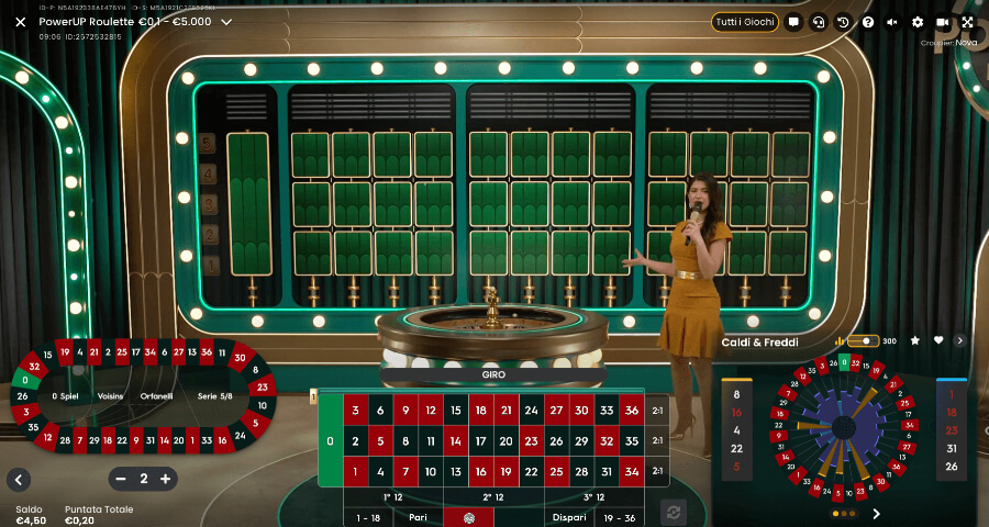PowerUP Roulette: inizio del round