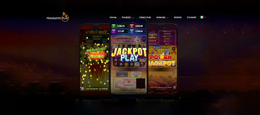 Pragmatic, nuova linea di giochi Jackpot Play ora disponibili su AdmiralBet
