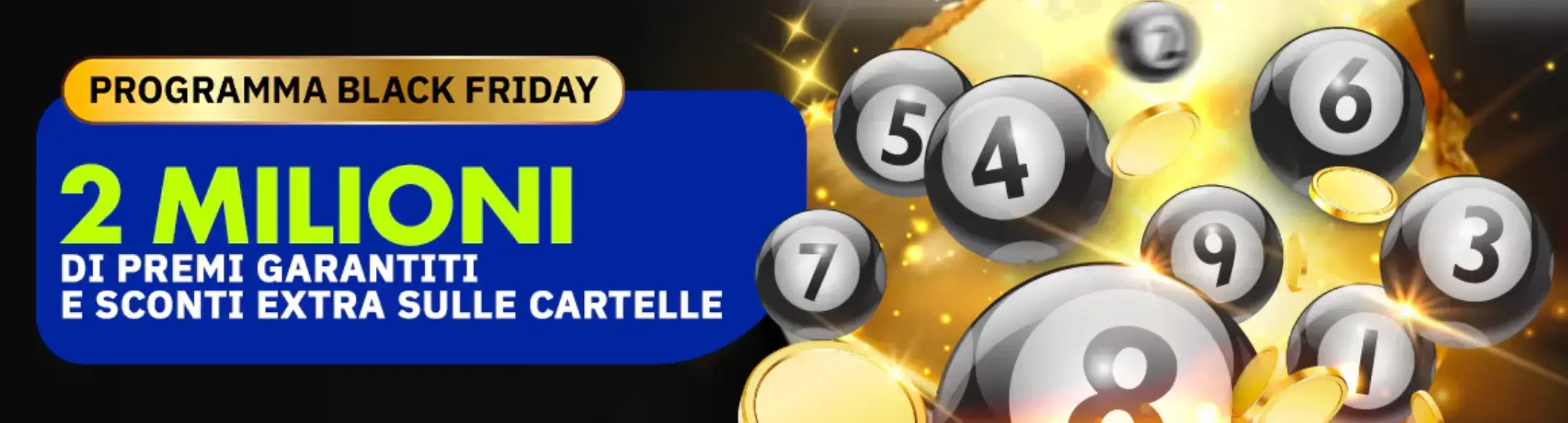 Promozione Bingo per il Black Friday di Lottomatica