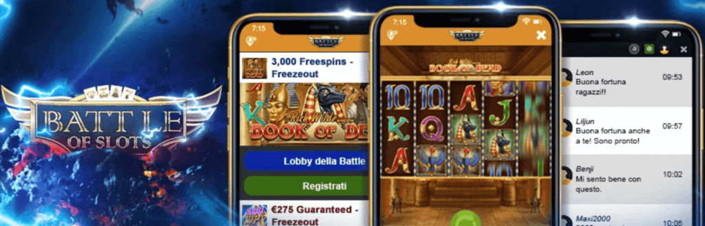 Battle of Slots promozioni casino online