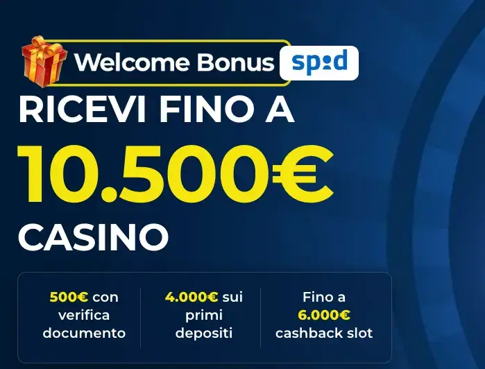 Banner del bonus di benvenuto: Quigioco.it