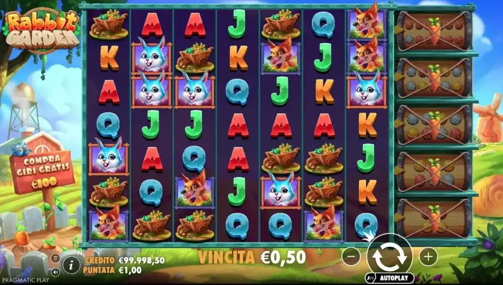 La video slot slot Rabbit Garden