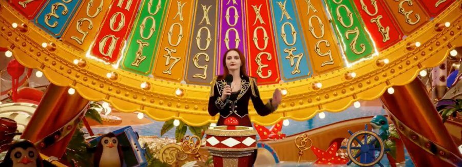 Ruota con moltiplicatori di Red Door Roulette