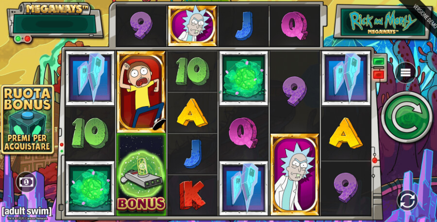 Slot Rick and Morty Megaways