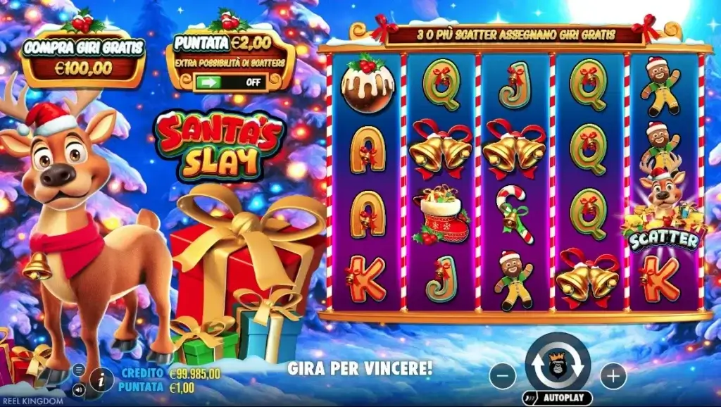 La slot machine online Santa's Slay