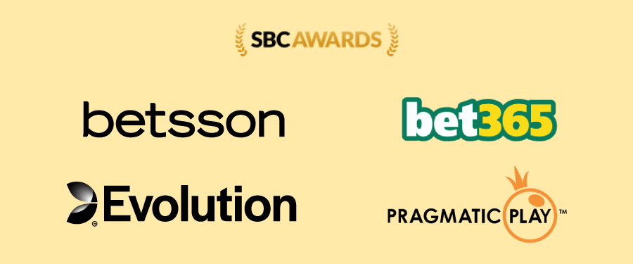 SBC Awards 2023: bet365 e Betsson fanno incetta di premi. Pragmatic Play è il re delle slot