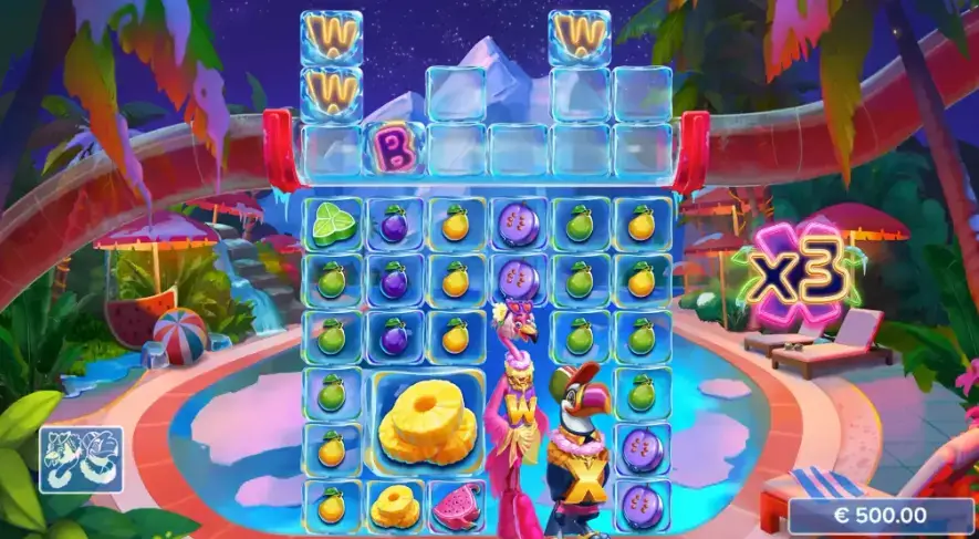 Rullata del gioco di slot Tropicool 4