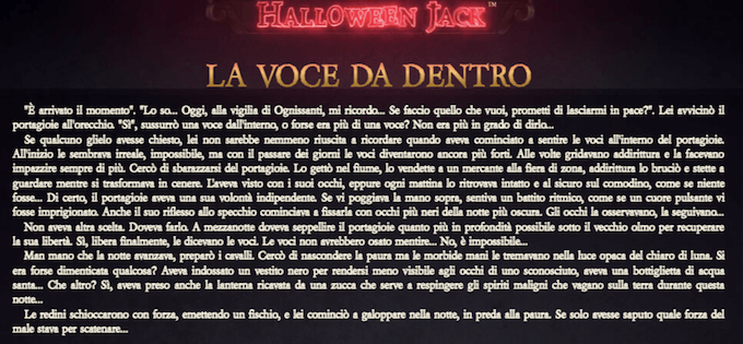 Halloween Jack - I racconti del terrore dei casinò italiani