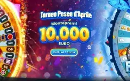 Promozione di Sisal casinò: torneo Pesce d'Aprile
