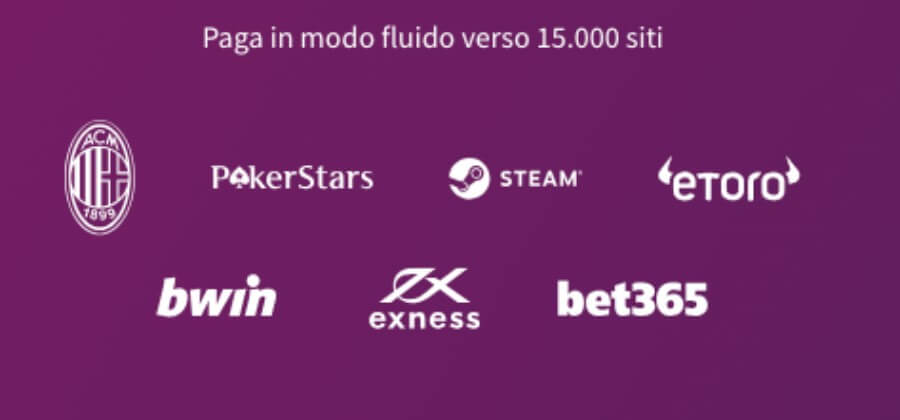 Partner ufficiali di Skrill