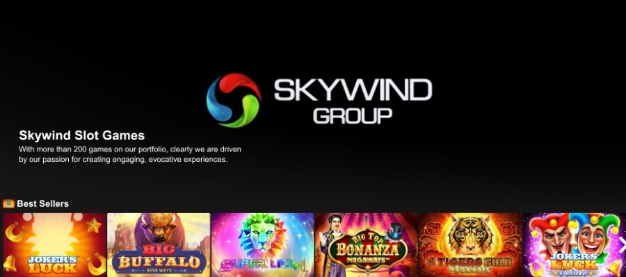 Lista dei giochi di slot di Skywind