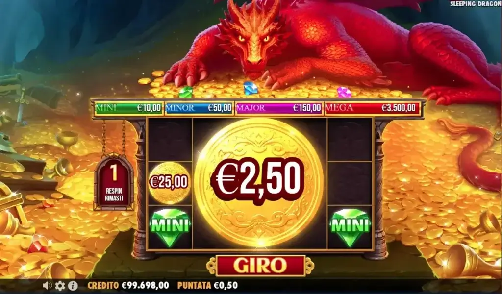 Le funzioni dei giri gratuiti e il Respin Bonus nella slot Sleeping Dragon