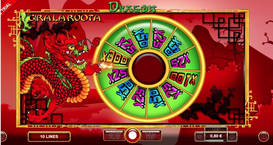 Ruota della fortuna slot Dragon (Nazionale Elettronica)