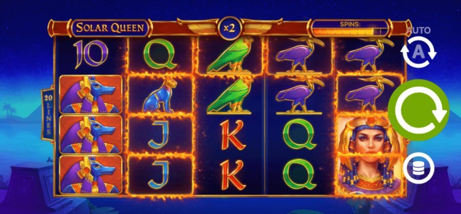 La slot Solar Queen di Playson